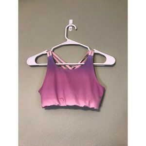 Girls BCG Pink Sports Bra Size XL (16)